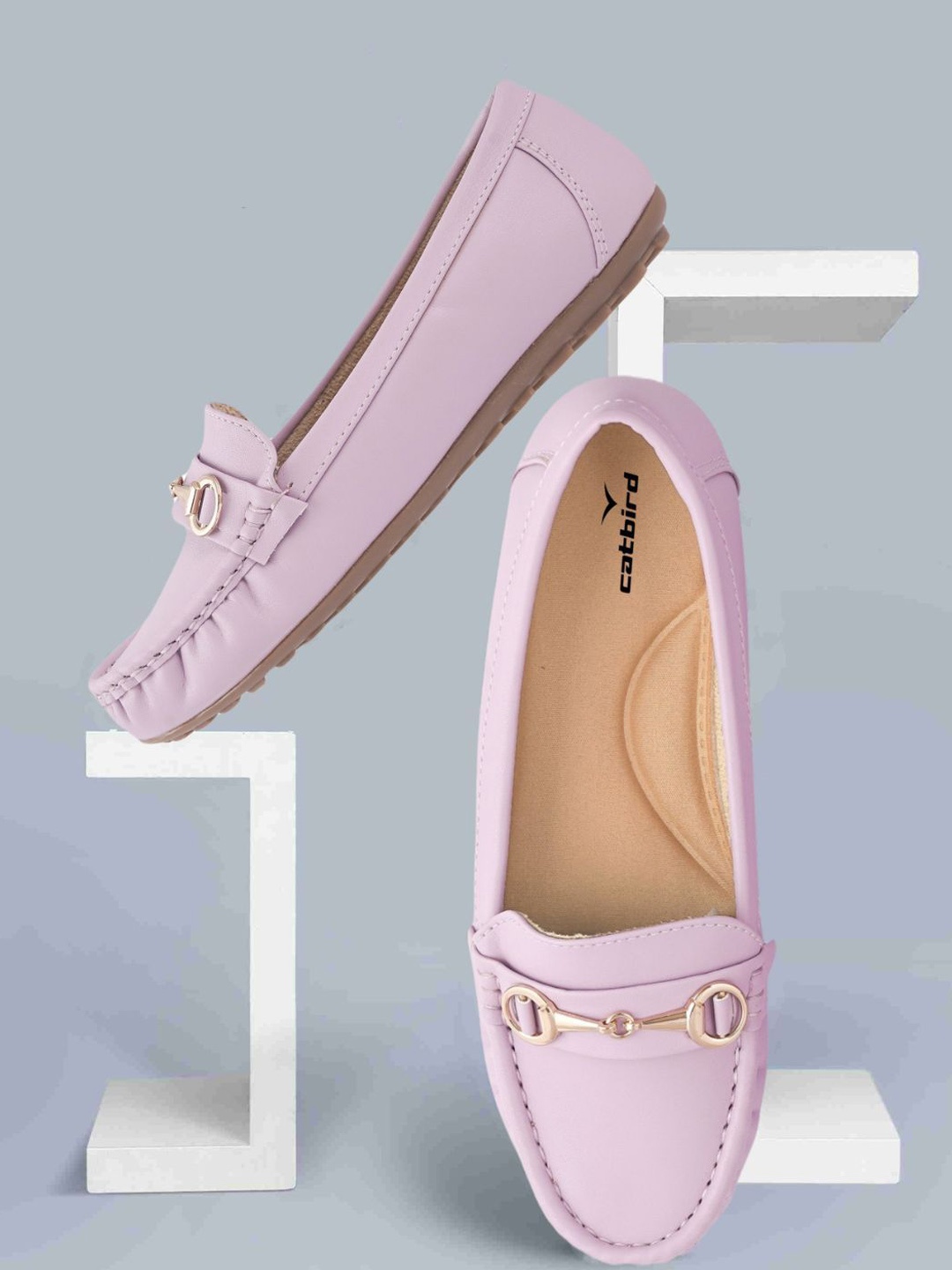 

CATBIRD Women Everyday Slip-On Loafers, Pink
