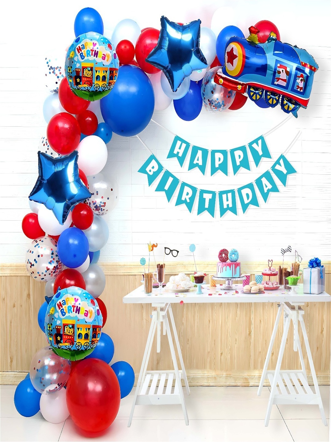 

Special You Blue 63 Pcs Happy Birthday Festive Decor