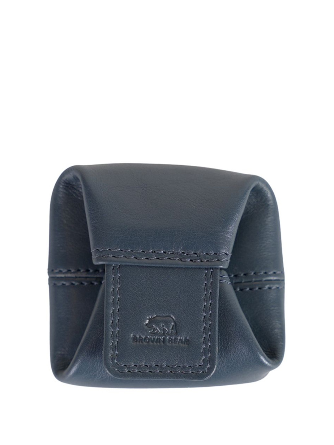 

BROWN BEAR Unisex Bb Coin Holder Leather Envelope, Blue