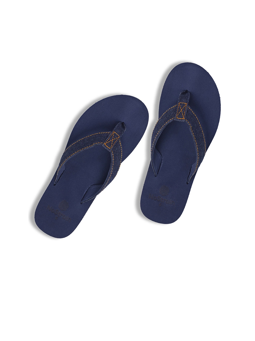 

NoStrain Women Thong Flip-Flops, Navy blue