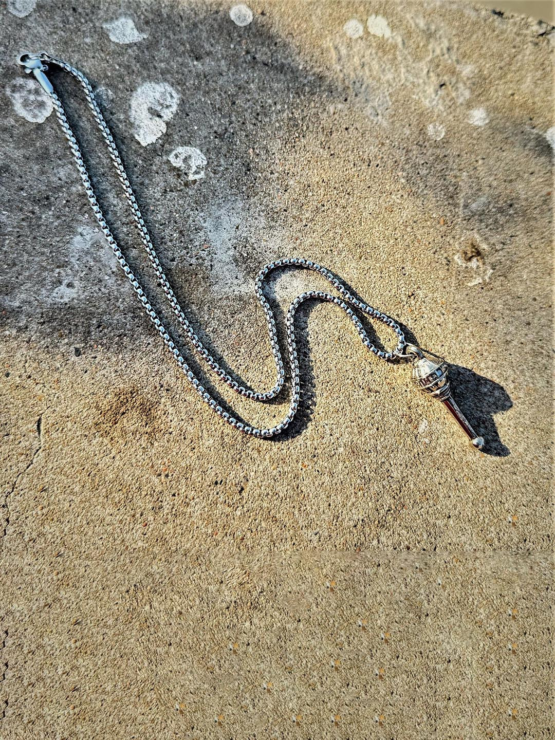 

AKLINA Silver-Plated Contemporary Pendants with Chains