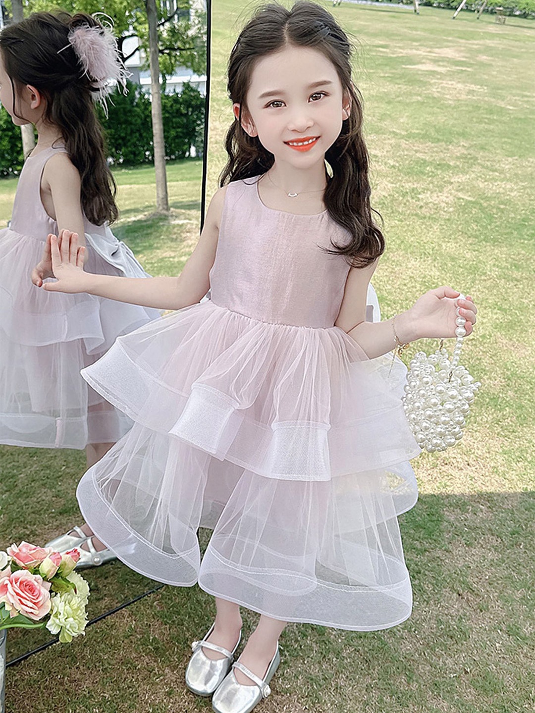 

LULU & SKY Fit & Flare Dress, Purple