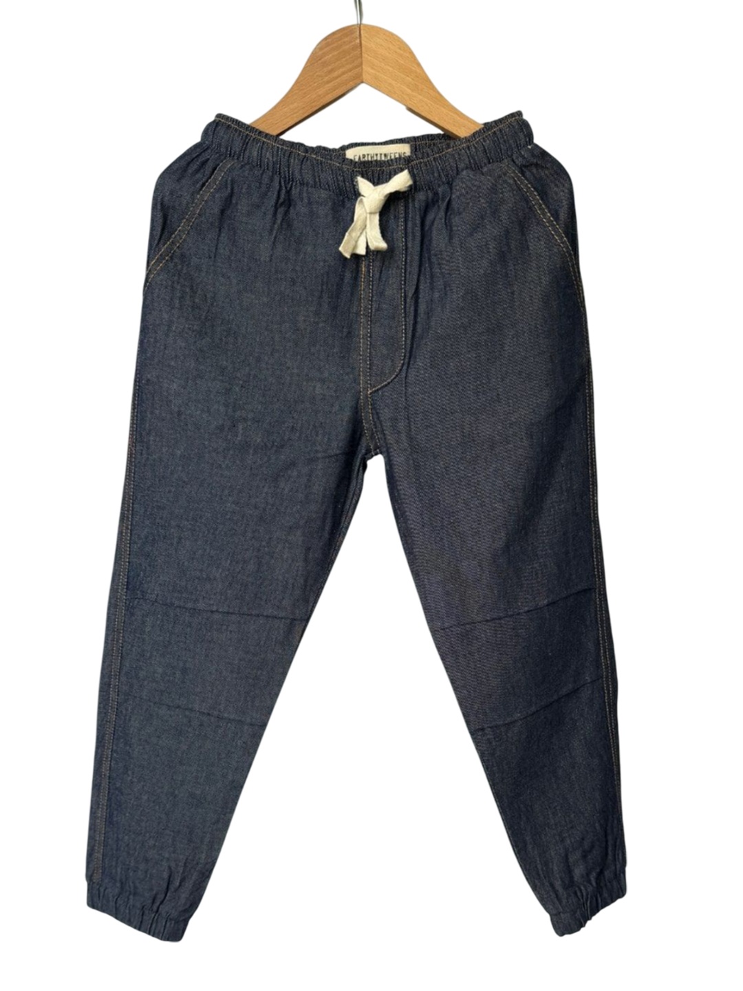 

EARTHY TWEENS Kids Denim Nautical Charm Pants, Blue