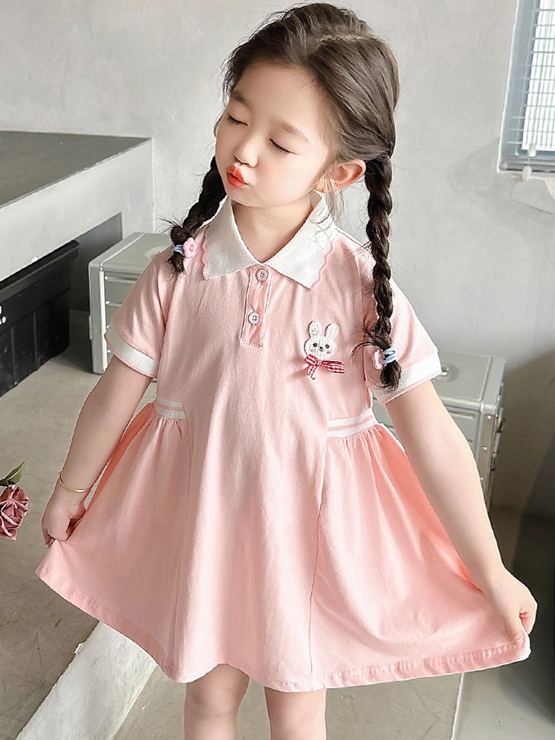 

LULU & SKY A-Line Dress, Pink
