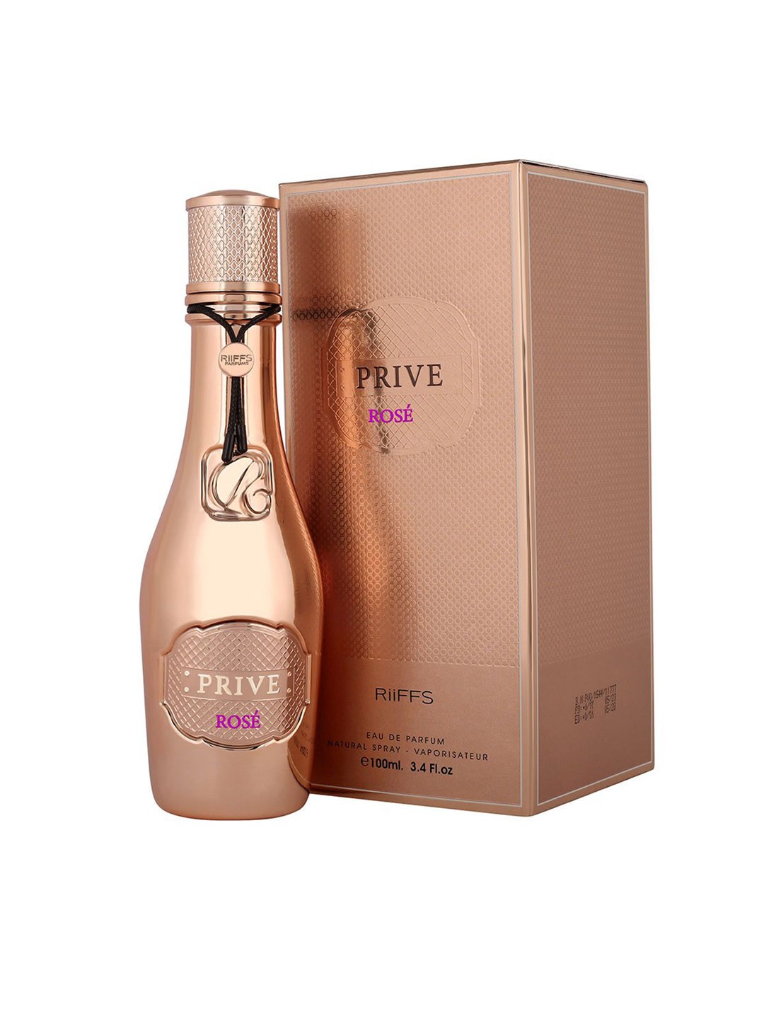 

RIIFFS Parfums Women Prive Rose Eau De Parfum - 100 ml, Black