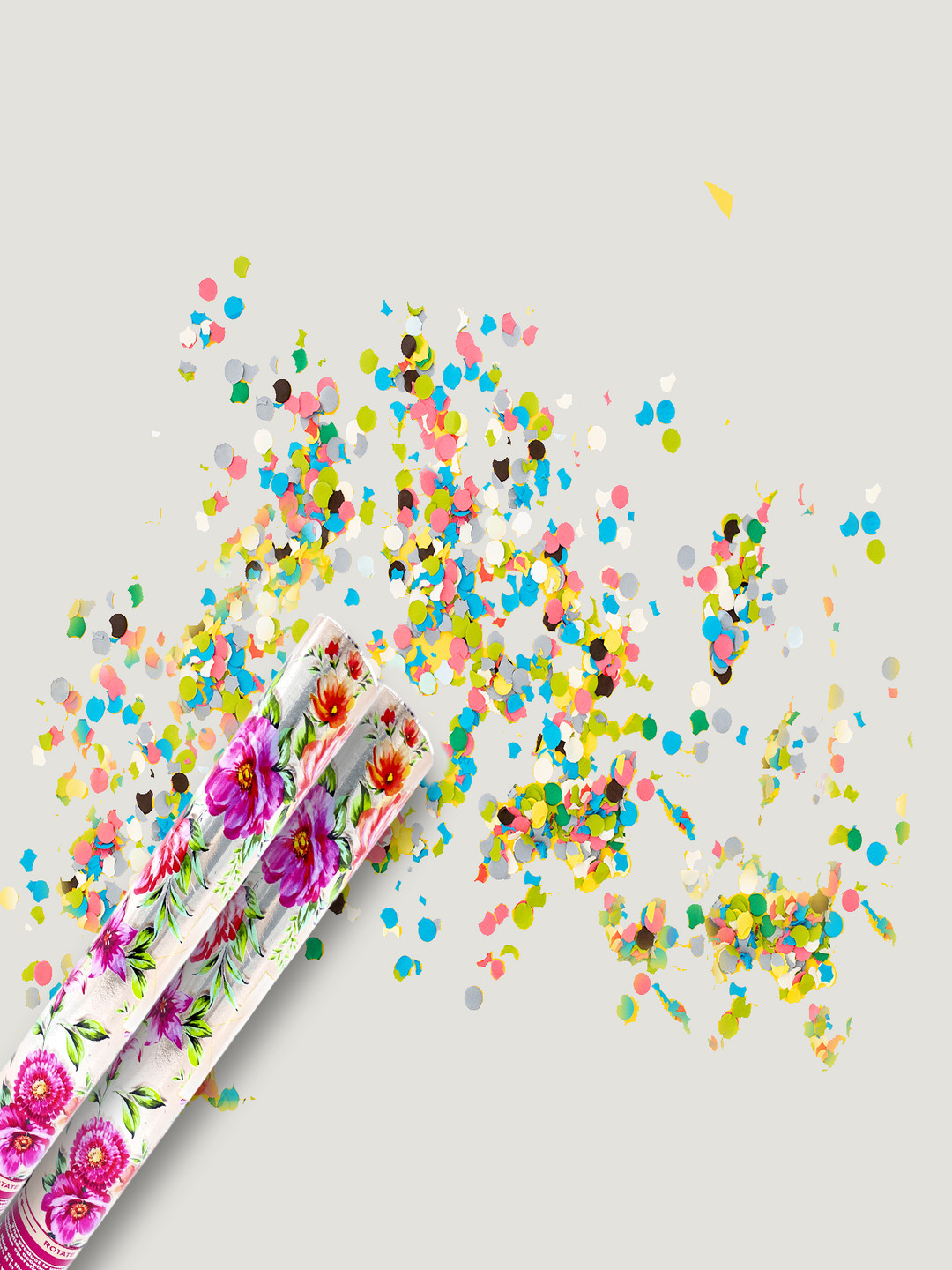 

Special You Pink & Blue 2 Pieces Circle & Heart Shaped Confetti Party Poppers