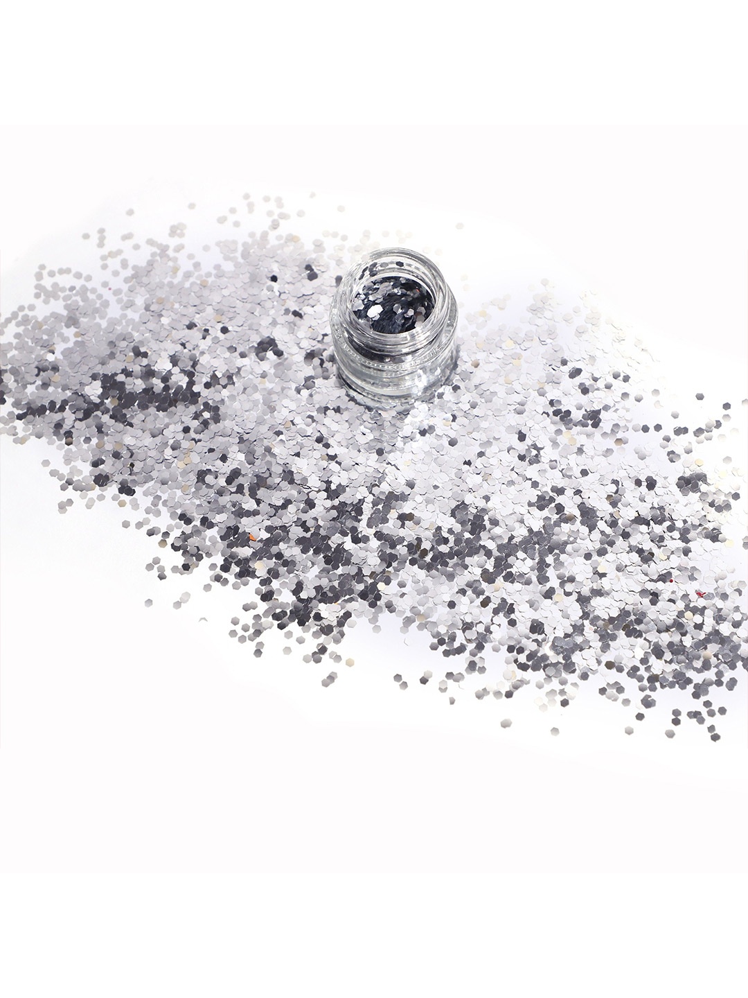 

TS COSMETICS Loose Glitter Popping Pigment High Shine Eyeshadow - Water, Silver