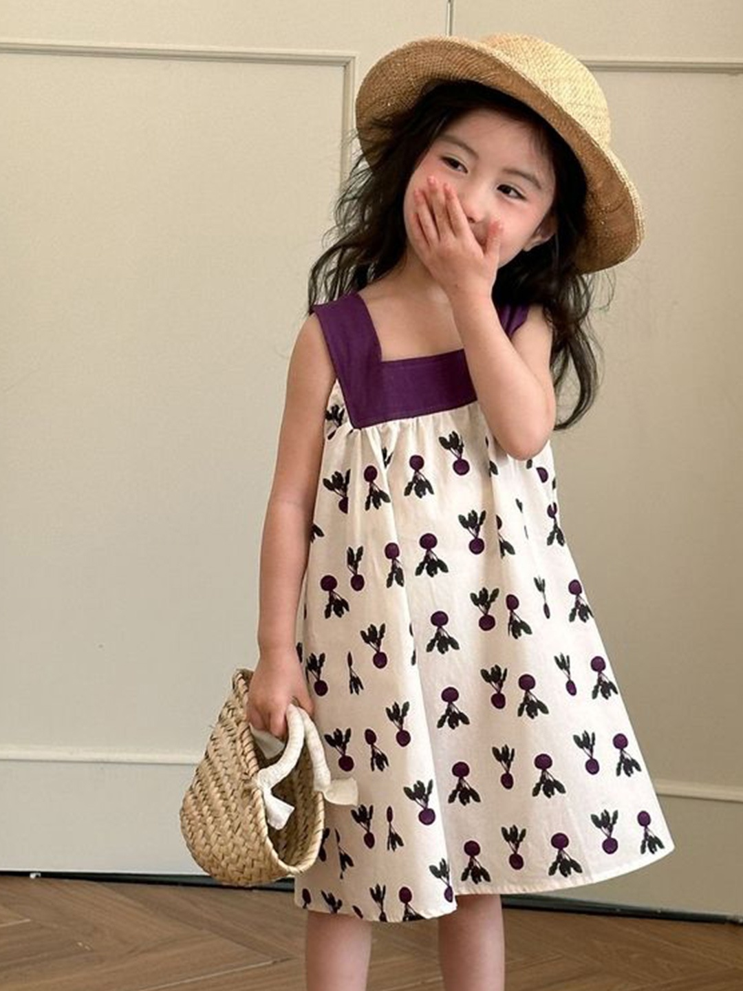 

LULU & SKY Floral Print A-Line Dress, Multi
