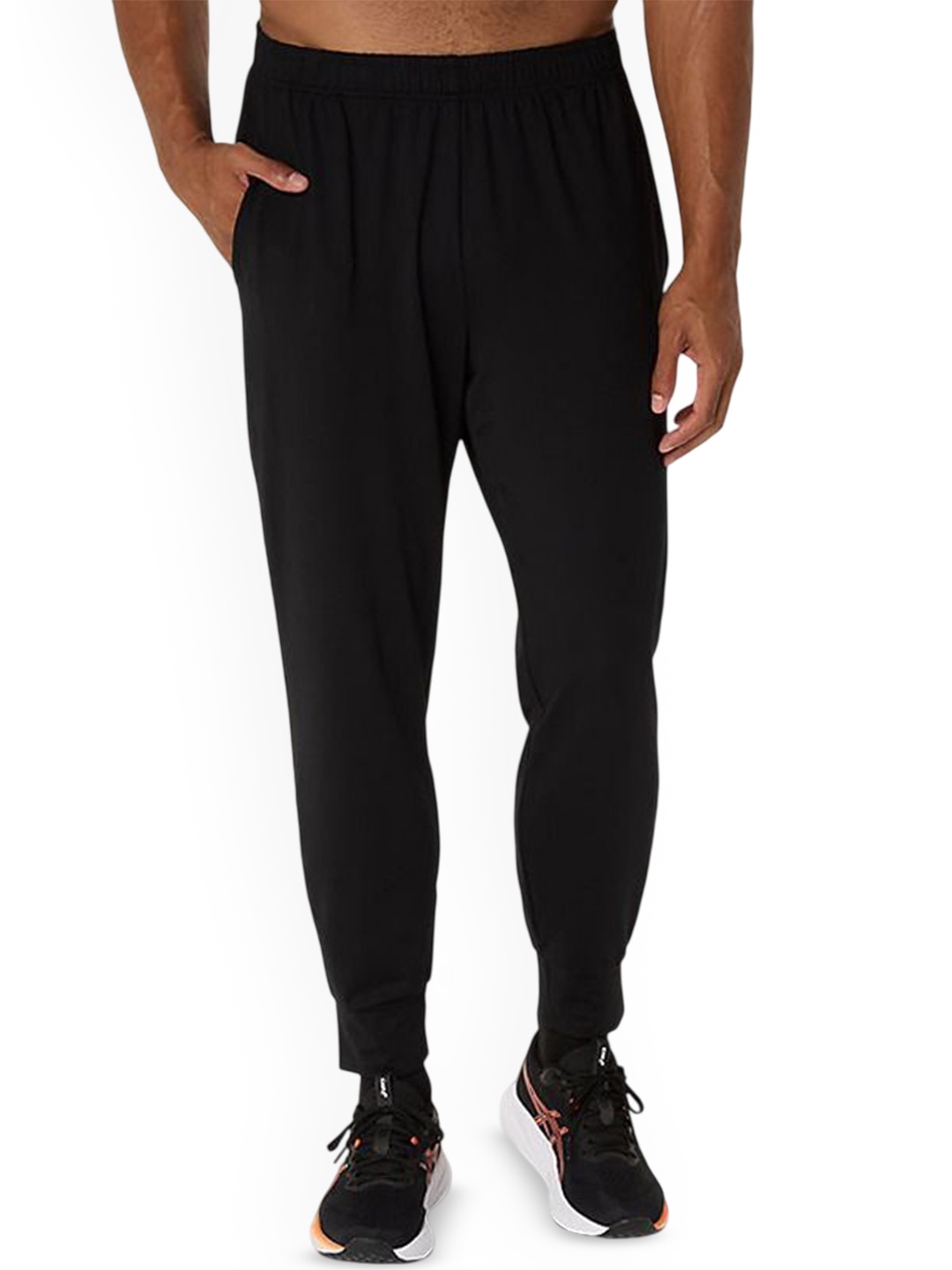 

ASICS Men Regular Fit Stretch Knit Training or Gym Jogger, Black