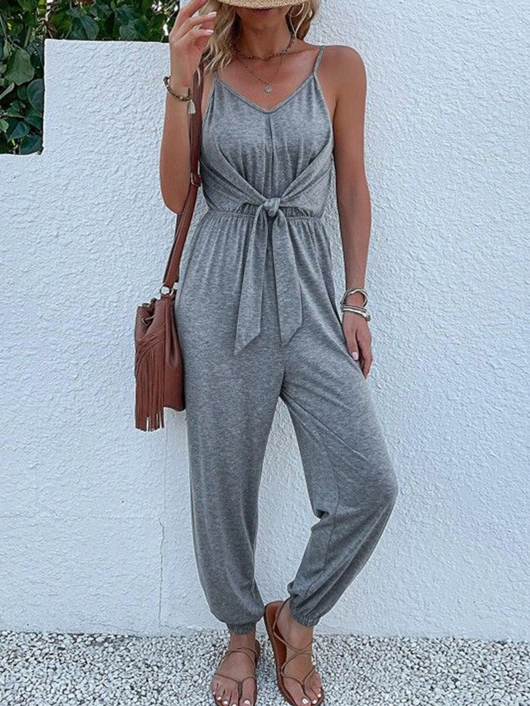 

DressBerry Basic Jumpsuit, Grey