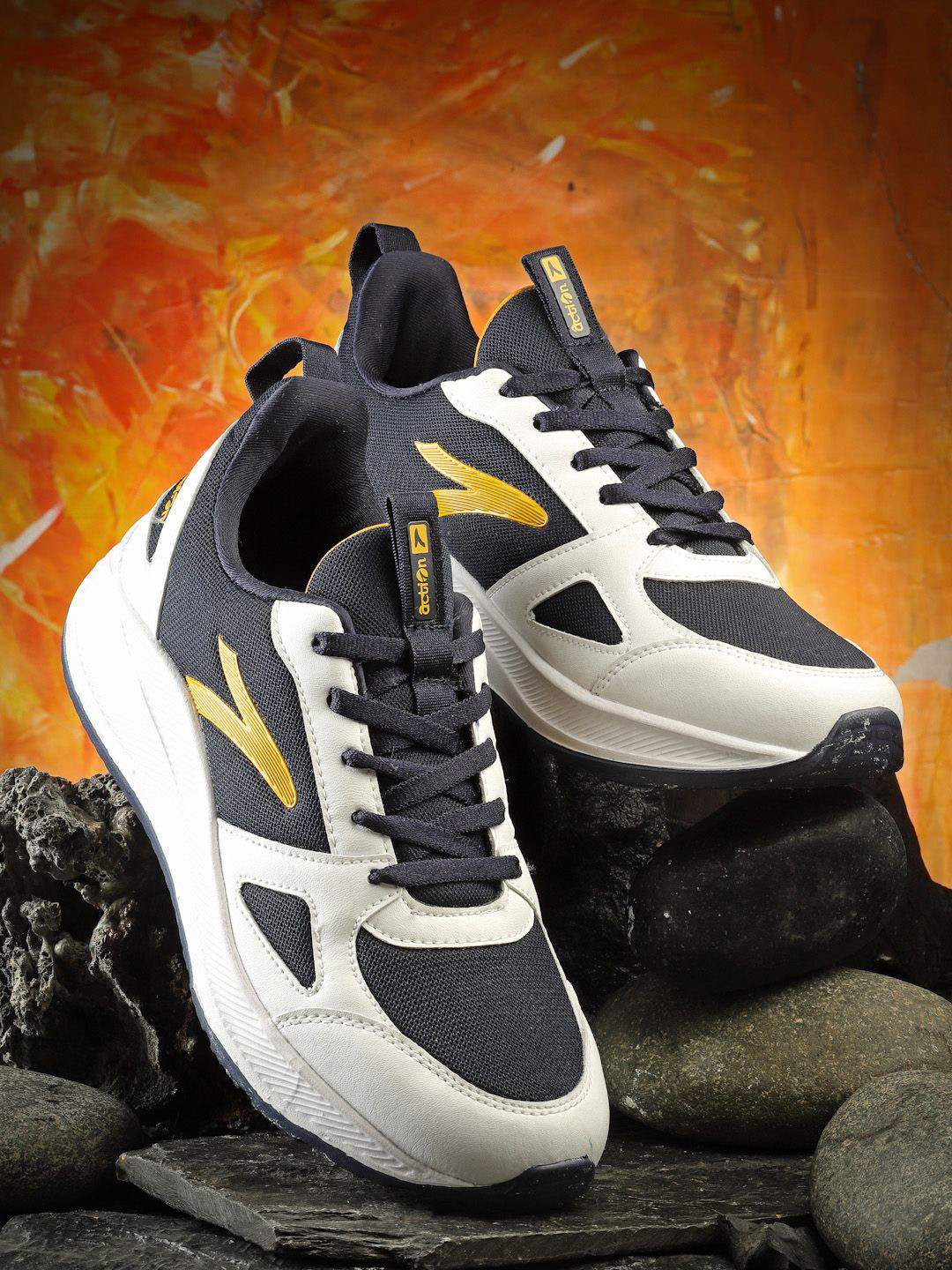 

Action Men Mesh Running Non-Marking Shoes, White