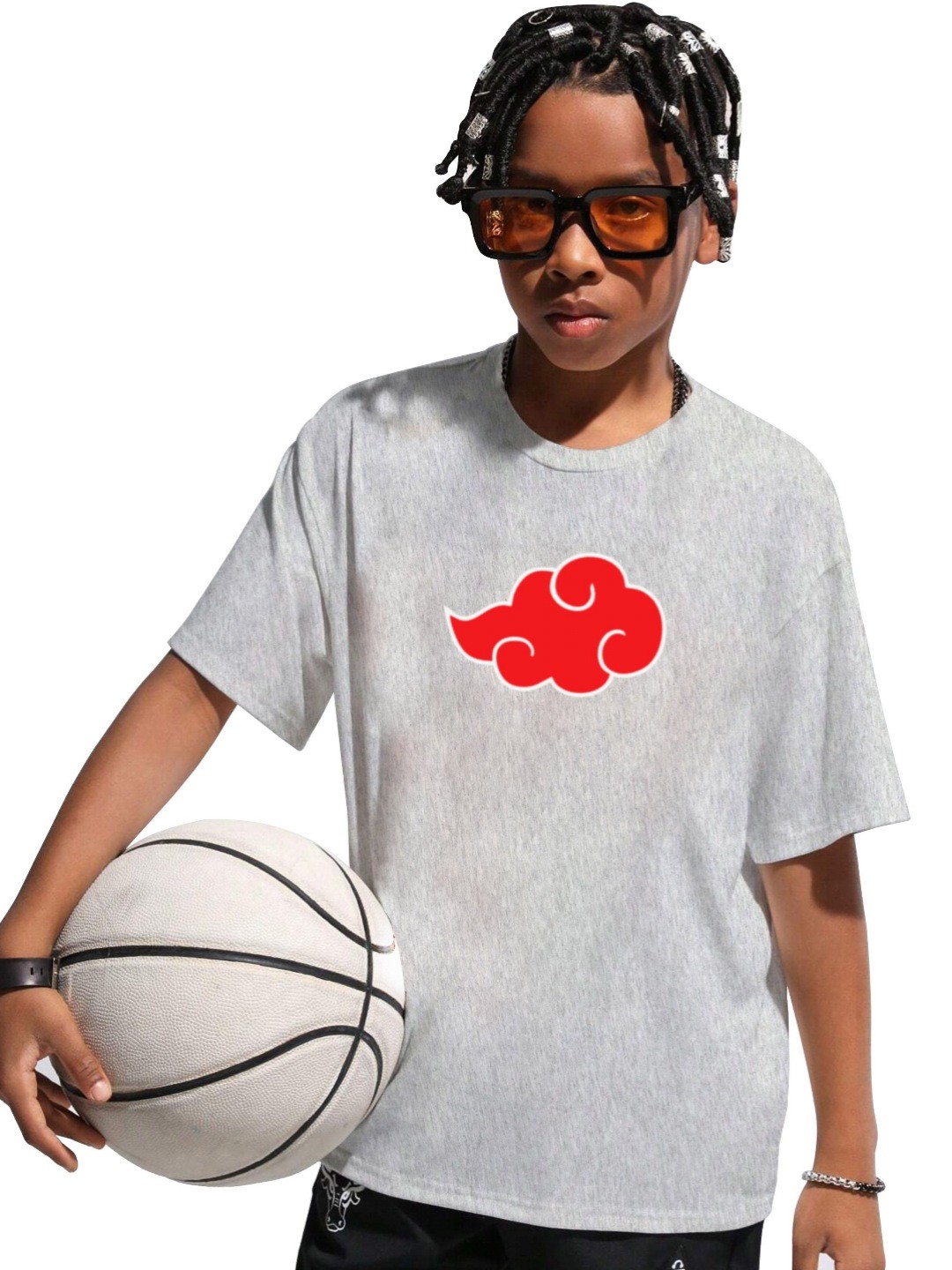 

MODARUE Boys Printed T-shirt, Grey