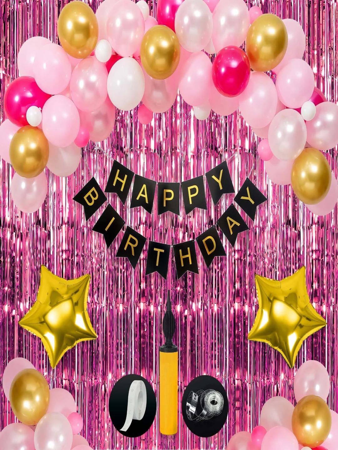

Special You 36-Pcs Pink & Yellow Birthday Decor