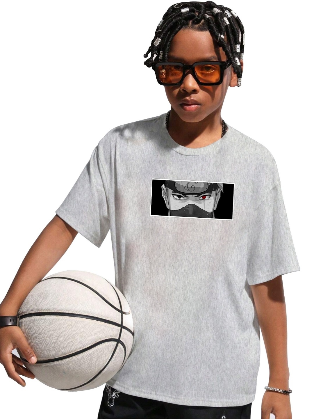 

MODARUE Boys Printed T-shirt, Grey