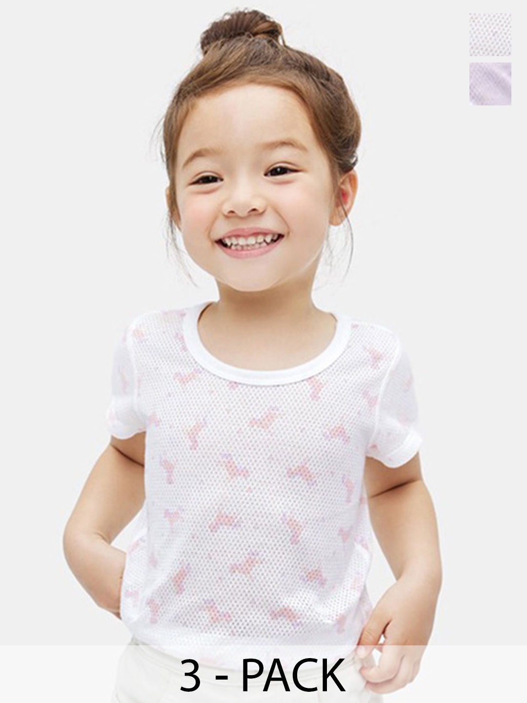

LULU & SKY Floral Print Cotton Top, Purple
