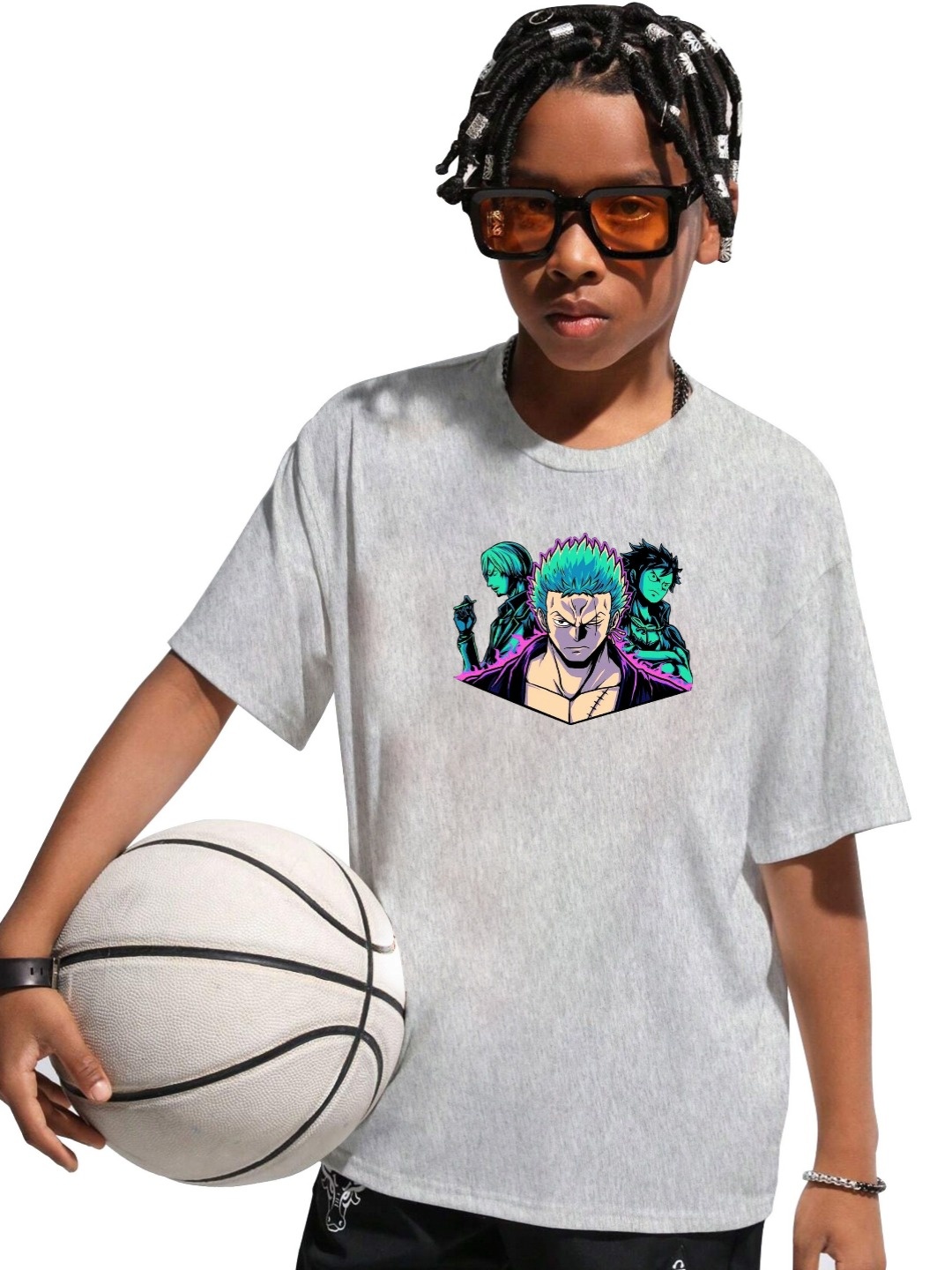 

MODARUE Boys Printed T-shirt, Grey