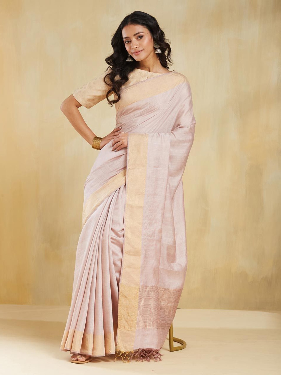 

Fabindia Saree, Pink