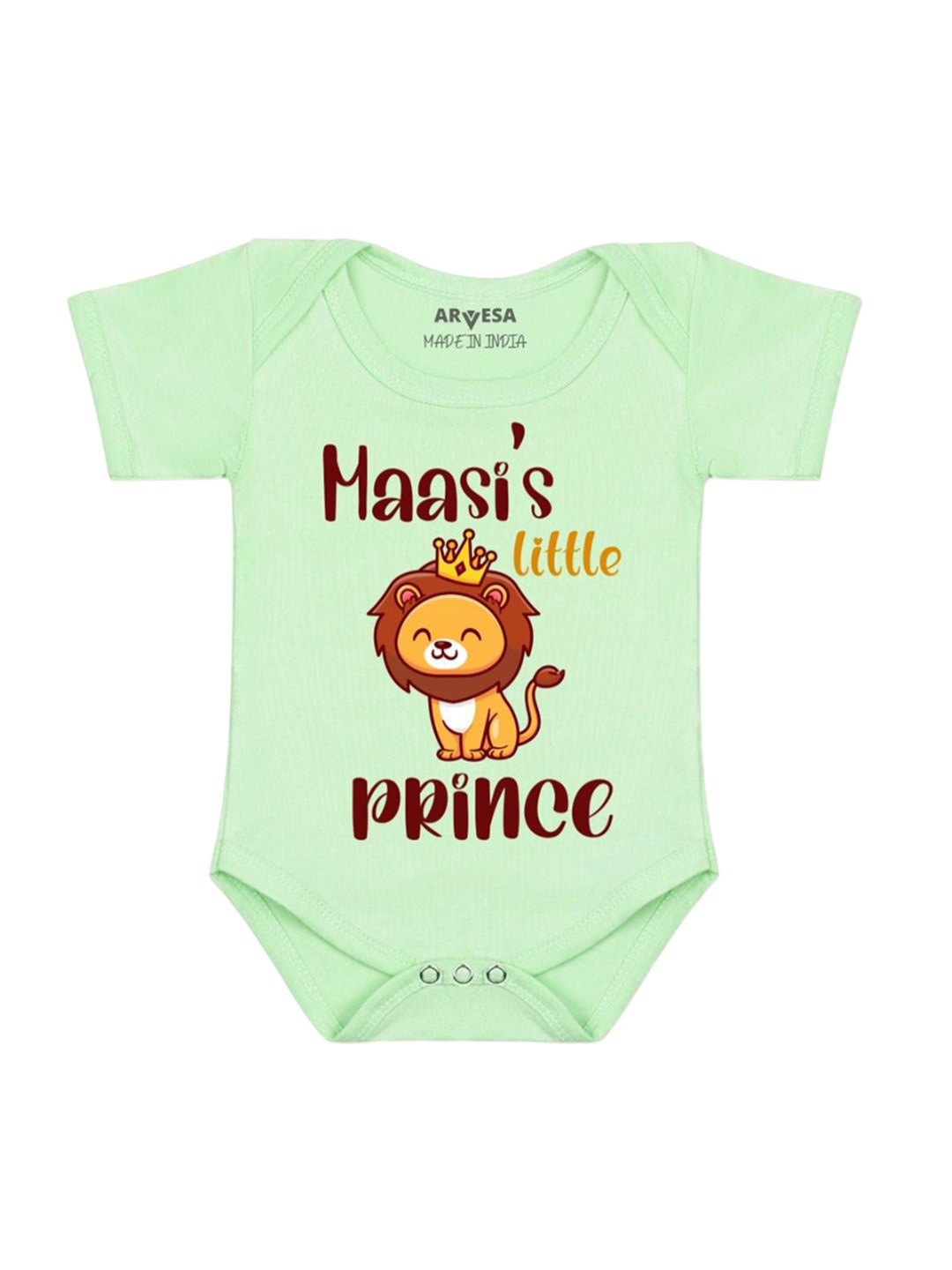 

Arvesa Infants Kids Printed Short Sleeves Romper, Green