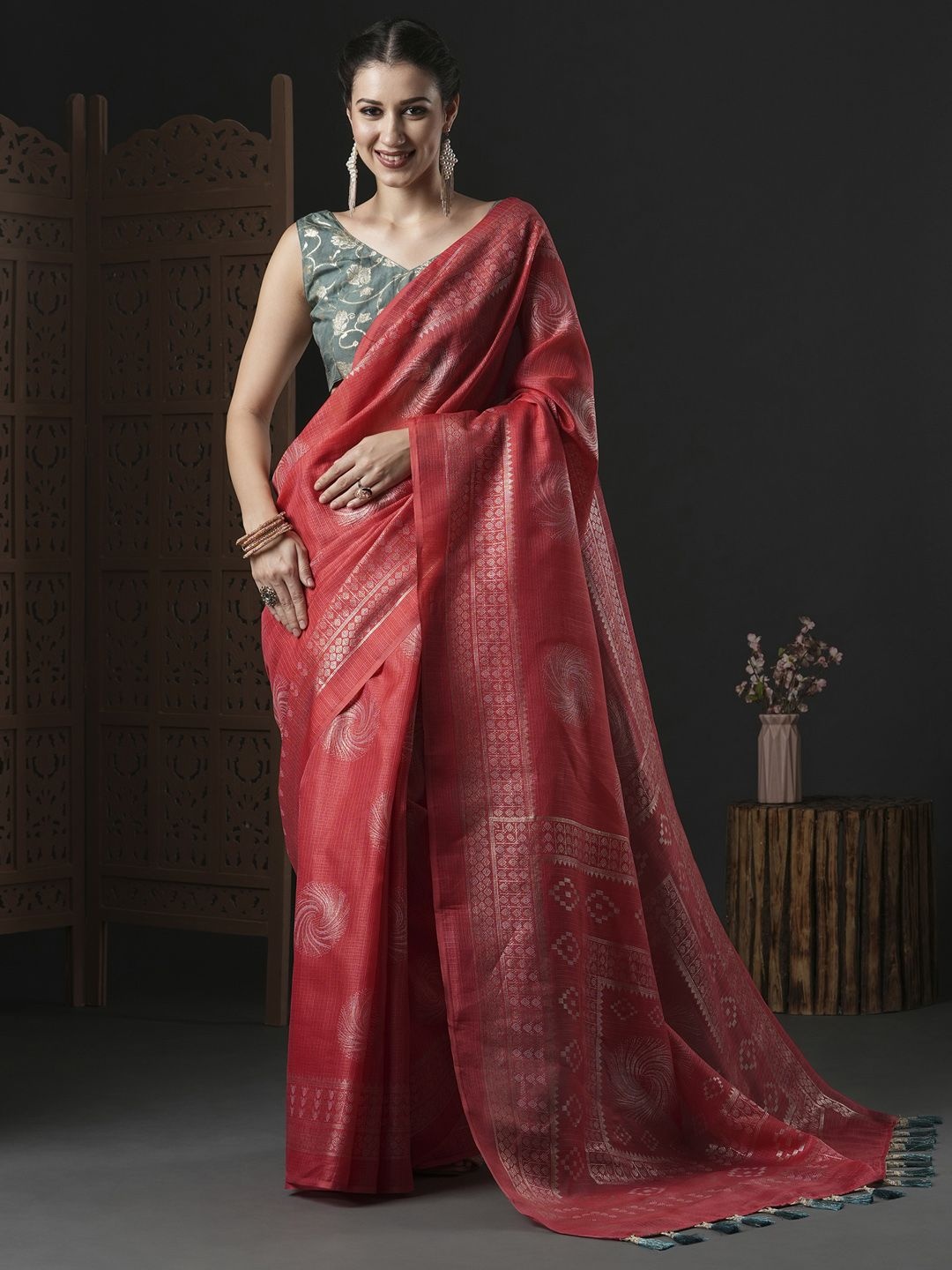 

Mitera Saree, Pink