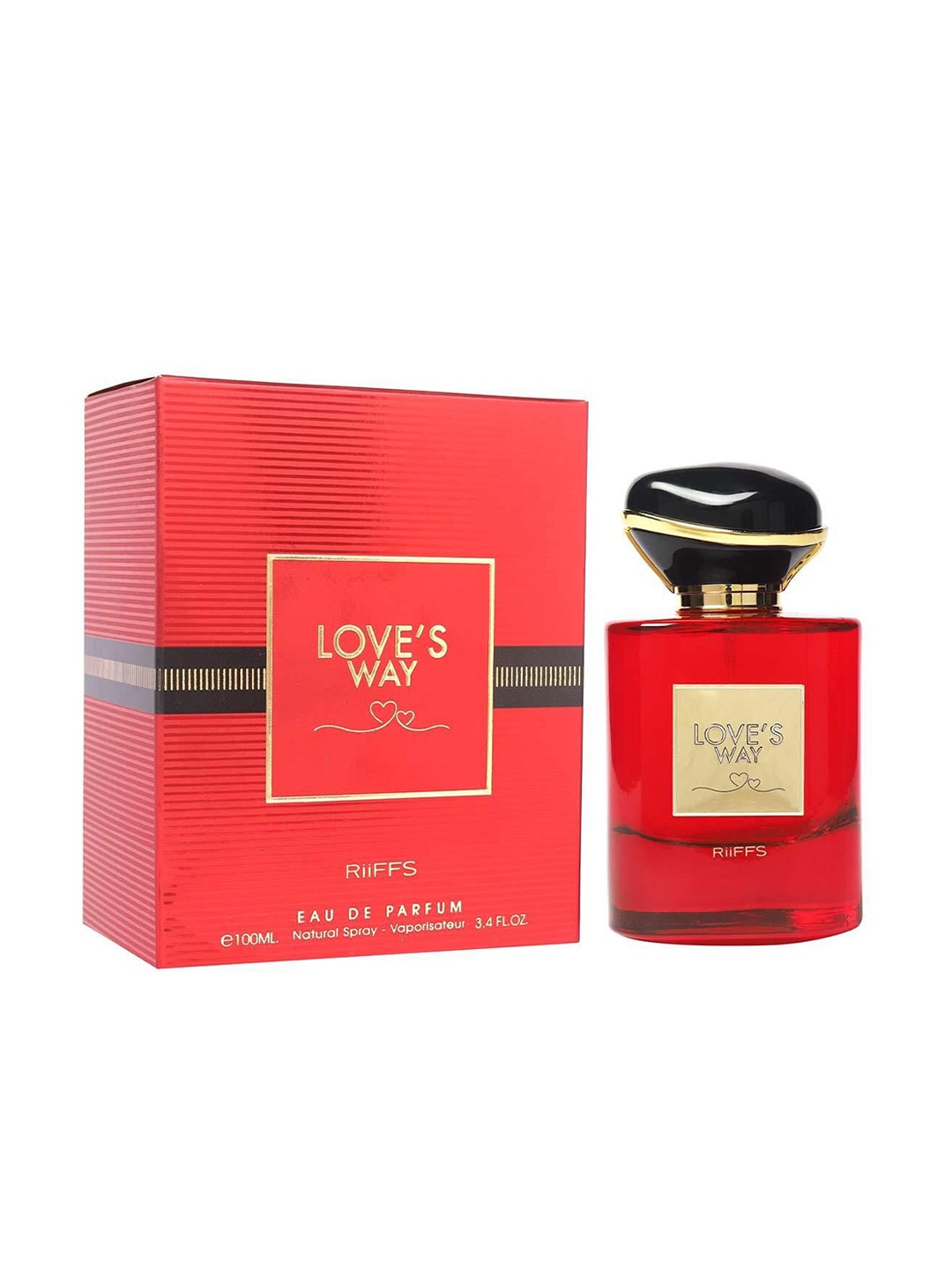 

RIIFFS Parfums Love'S Way Eau De Parfum - 100 ml, Red