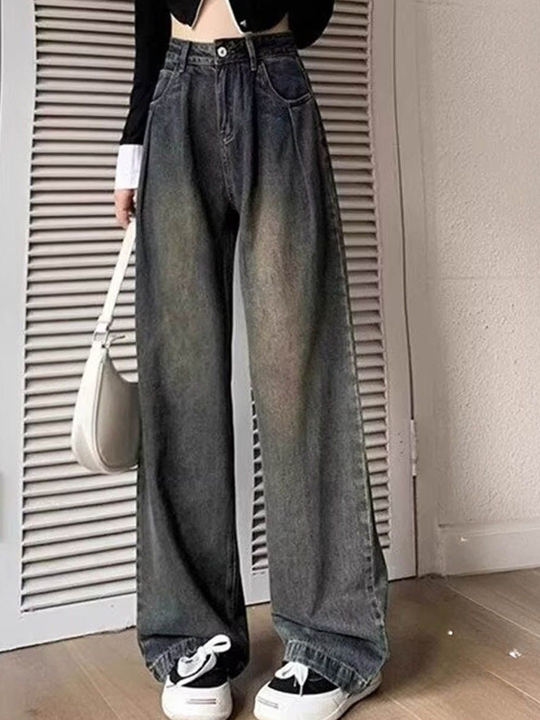 

StyleCast Women Highly Distressed Jeans, Grey