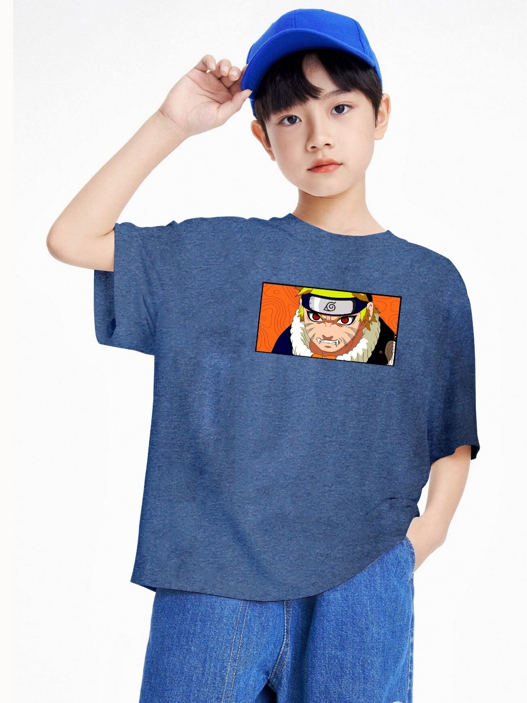 

BAESD Boys Printed T-shirt, Blue