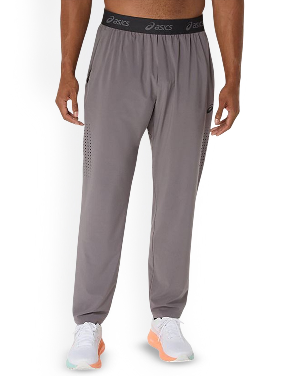 

ASICS Men Regular Fit Track Pants, Grey