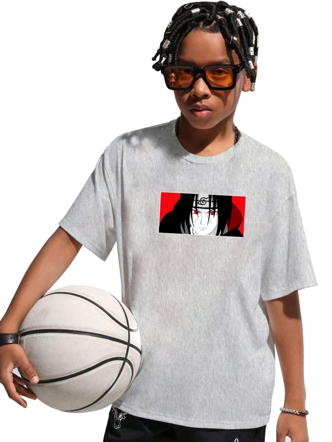 

MODARUE Boys Printed T-shirt, Grey