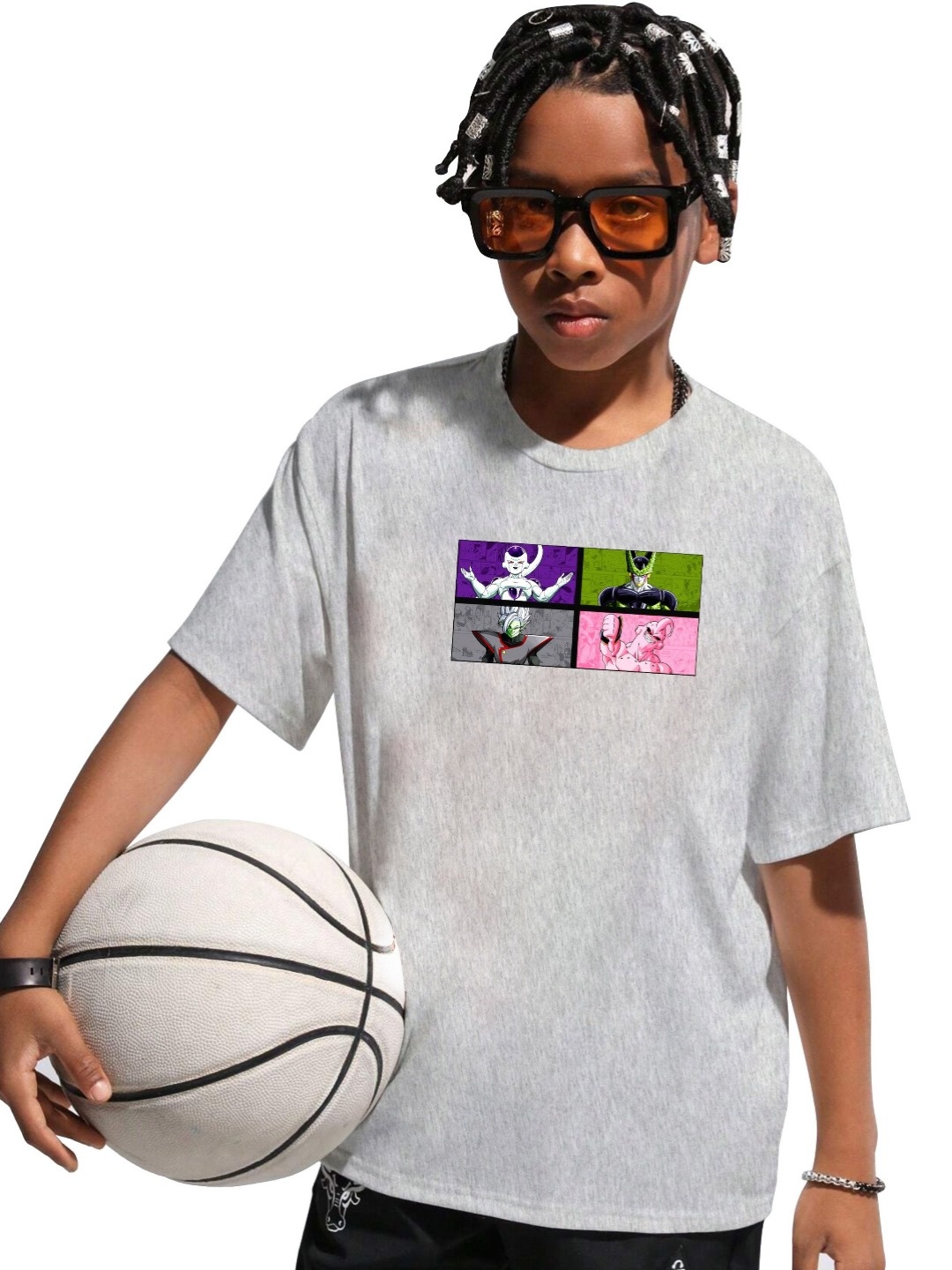 

MODARUE Boys Printed T-shirt, Grey