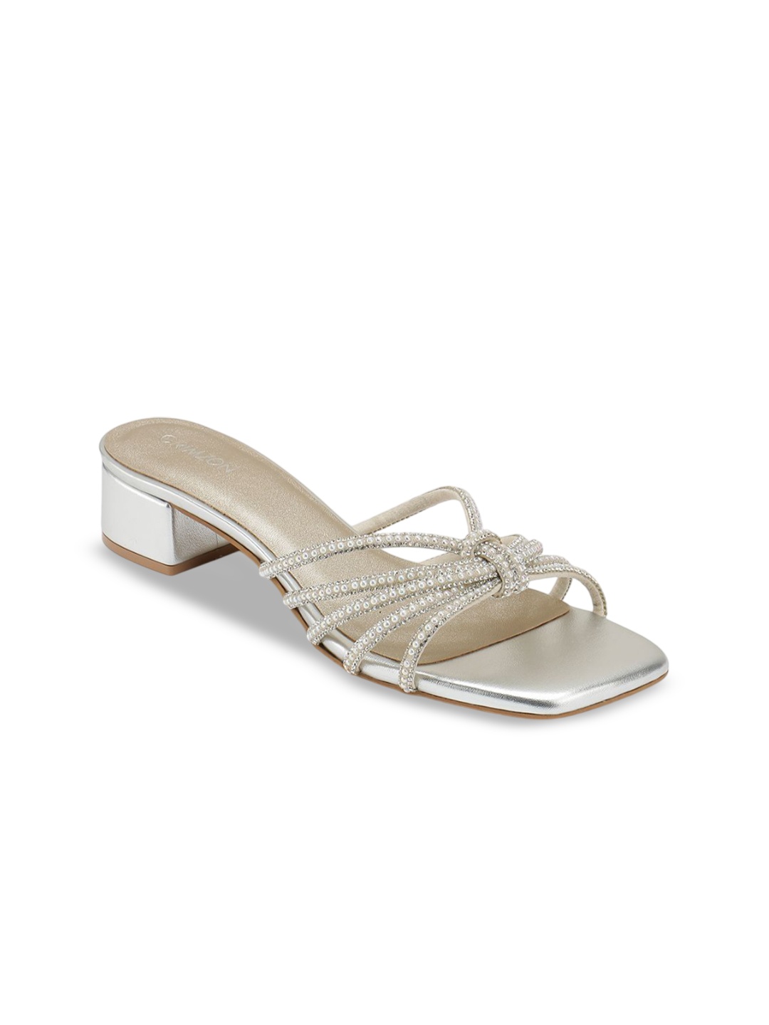 

CRIMZON Block Sandals, Silver