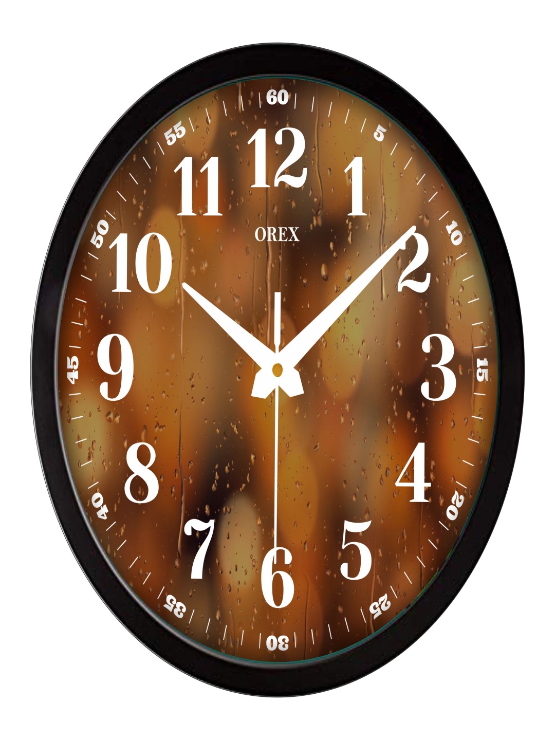 

Orex Brown & Black Printed Traditional Wall Clock