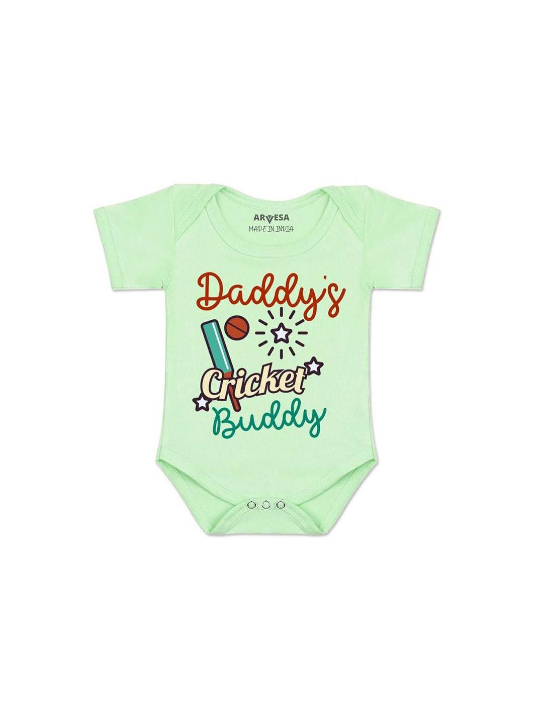 

Arvesa Kids Printed Romper, Green