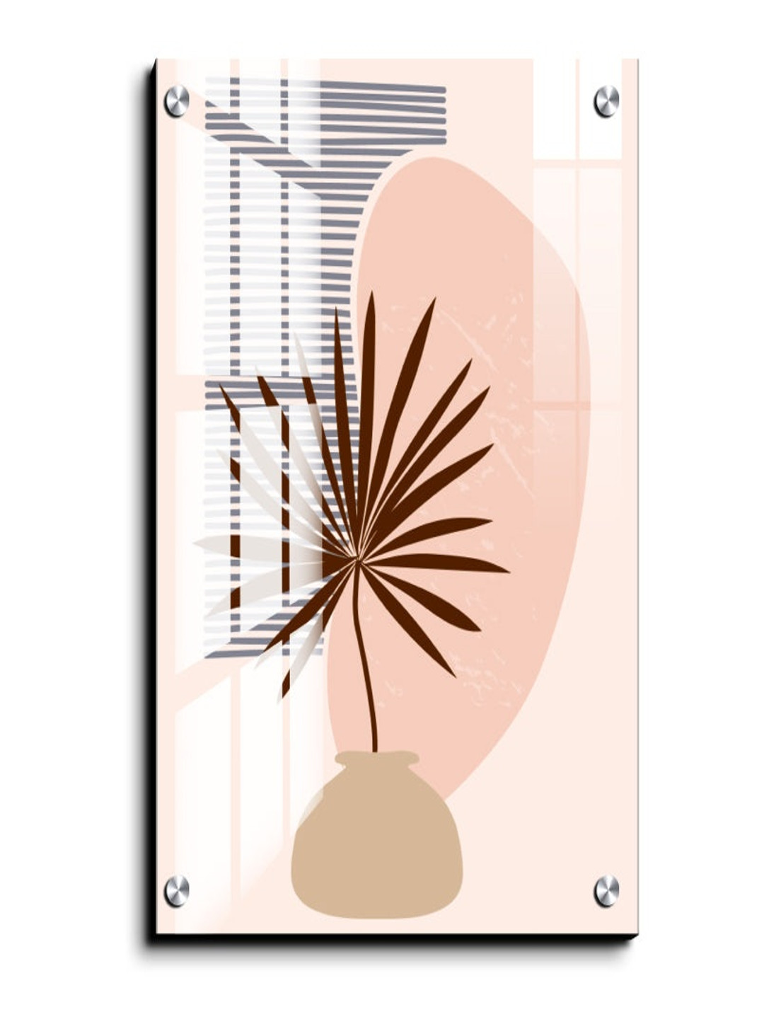 

Chalk My Theme Beige And Brown Floral And Botanical Wood Wall Art