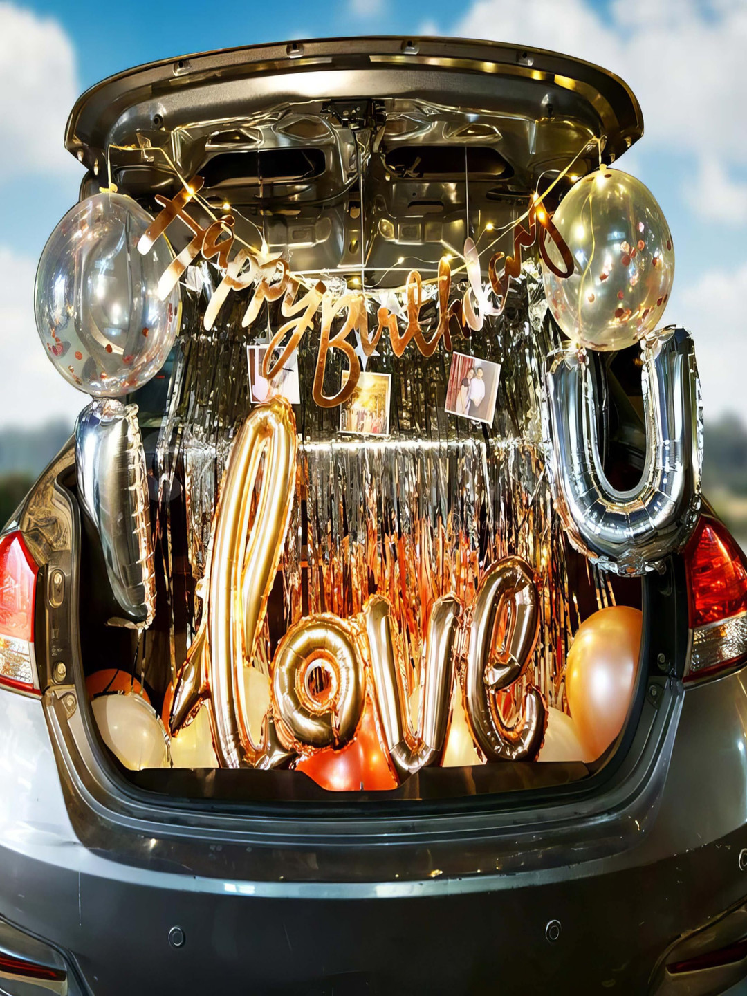 

Special You 8 Pcs Balloons Birthday Decorations, Rose gold