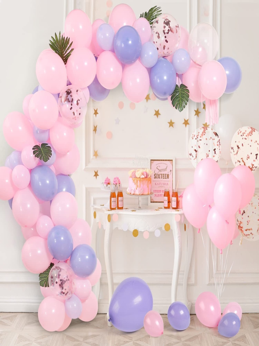 

Special You 100-Pcs Pink & Purple Balloons Birthday Decors