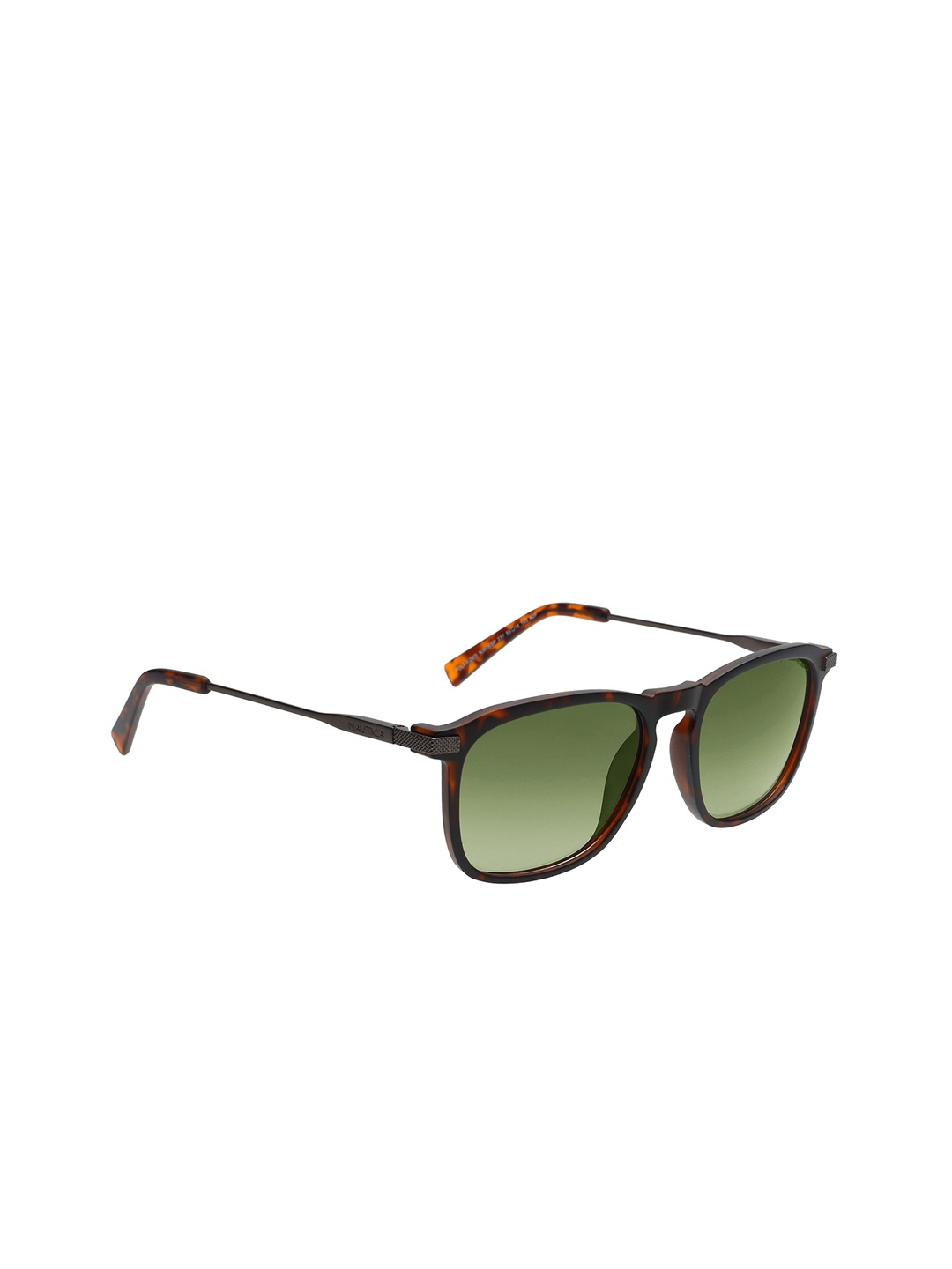 

Nautica Men Square Sunglasses With Polarised & UV Protected Lens, Green