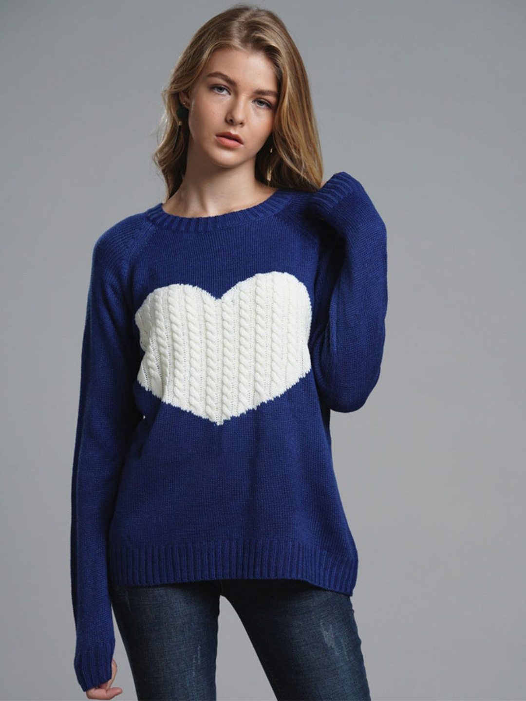 

Oh Rare Women Pullover, Navy blue