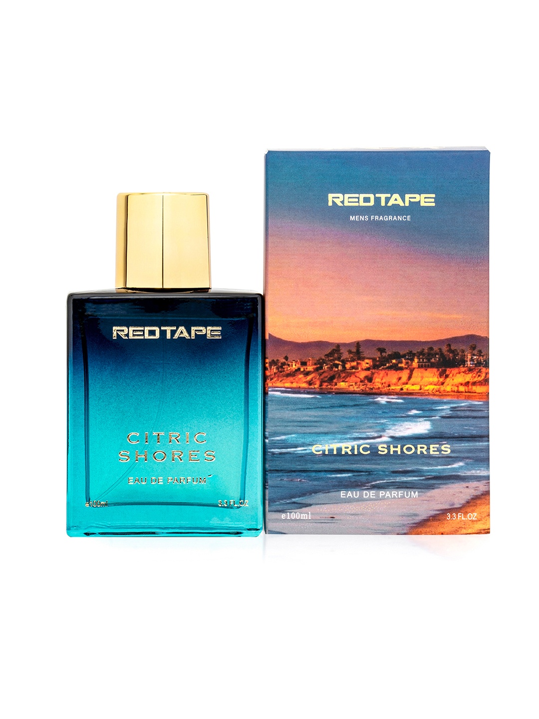 

Red Tape Men Citric Shores Long Lasting Eau De Perfume - 100ml, Blue