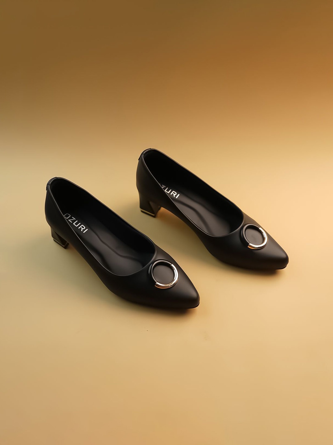 

Ozuri Party Block Pumps, Black