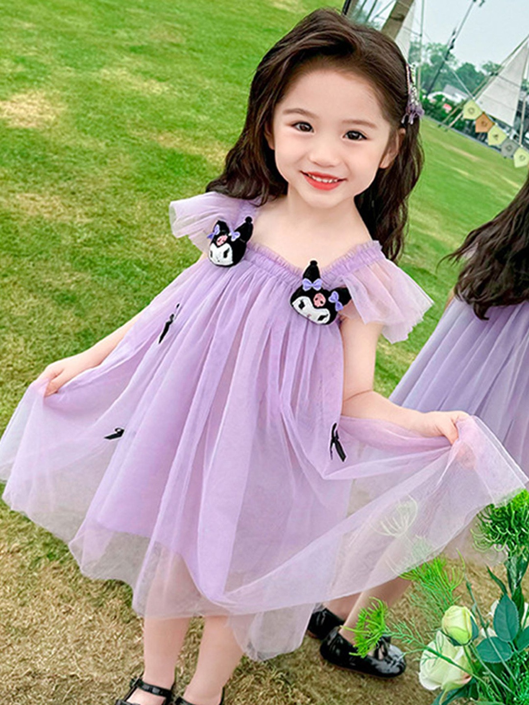 

LULU & SKY Fit & Flare Dress, Purple