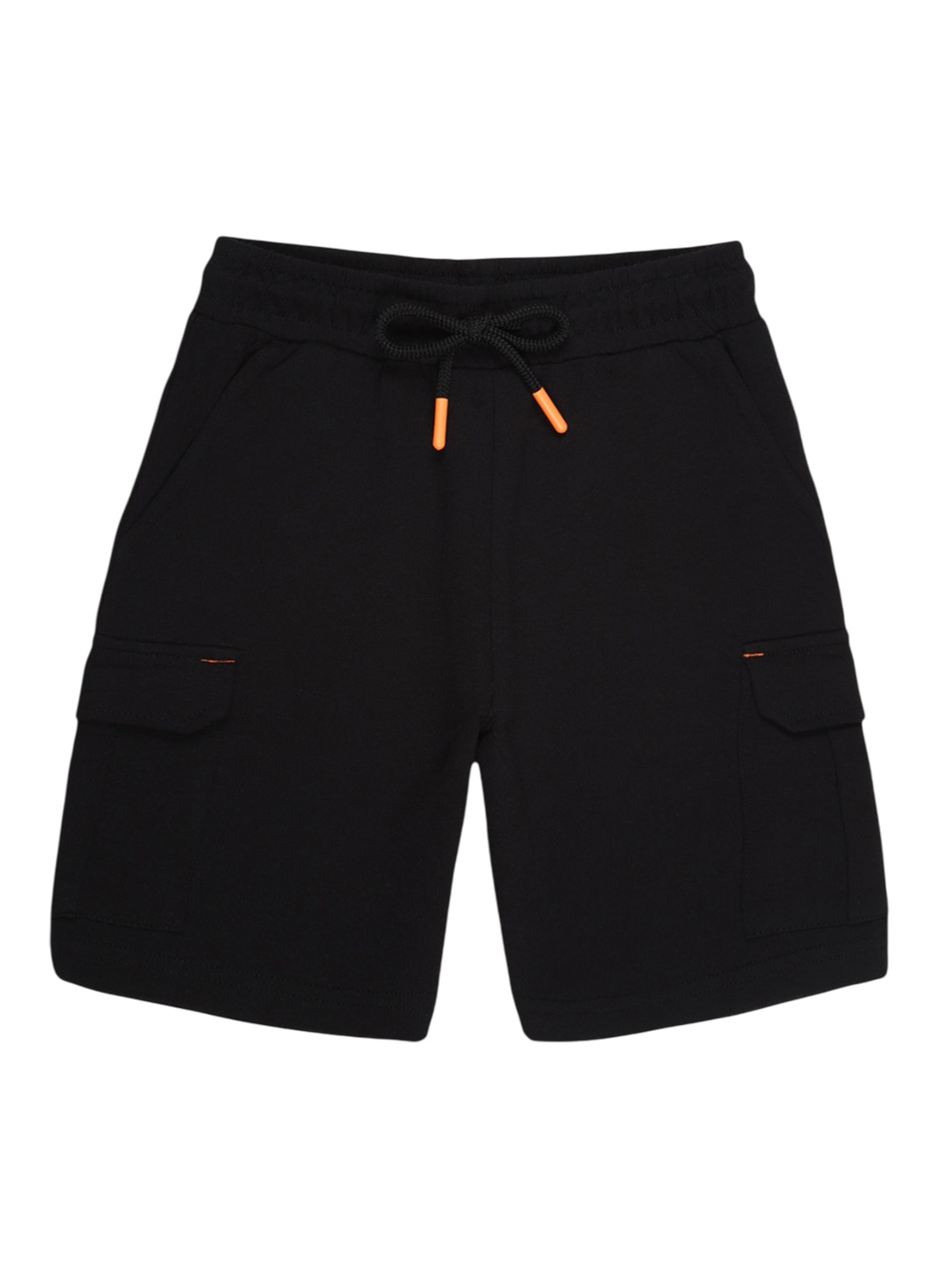 

PLUM TREE Boys Cotton Regular Fit Cargo Shorts, Black
