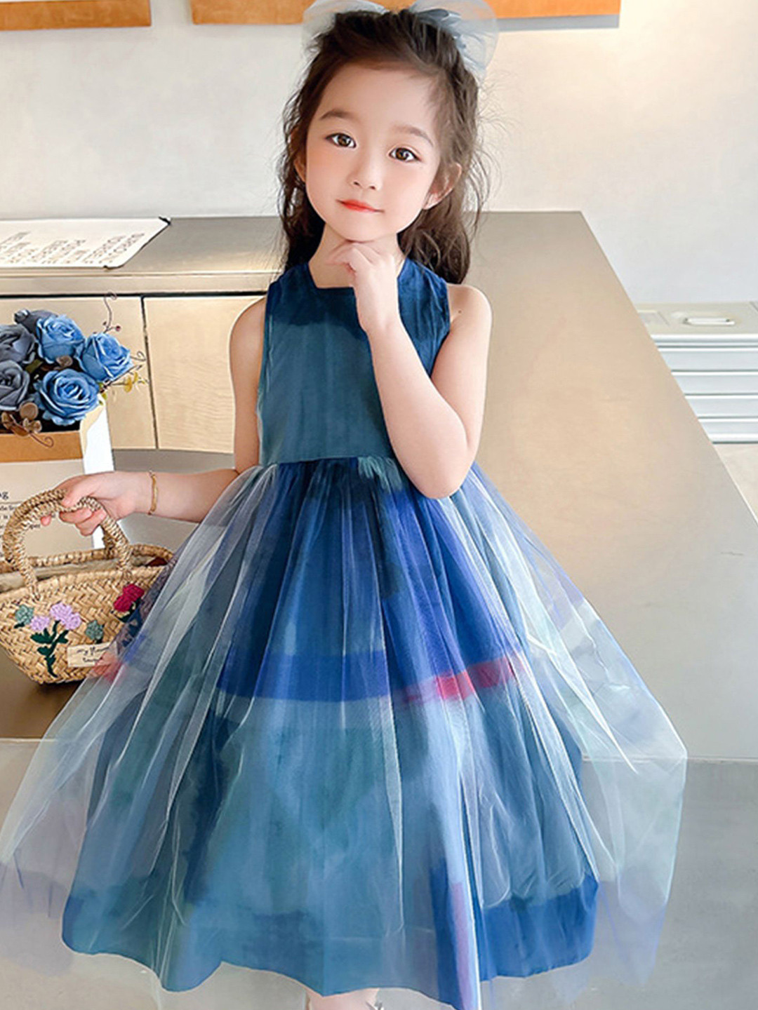

LULU & SKY Maxi Dress, Blue