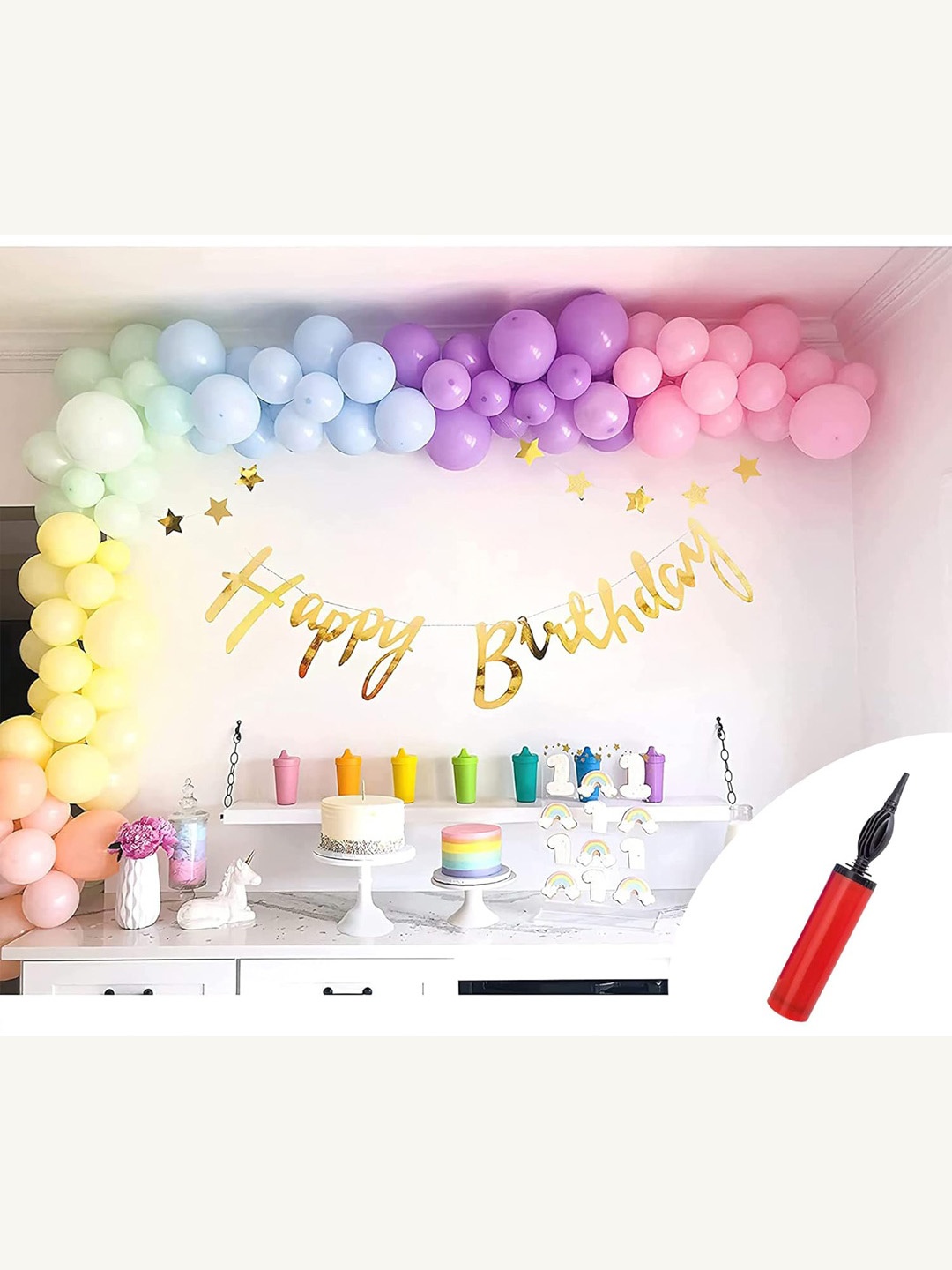 

Special You Purple & Pink 54 Pieces Birthday Decoration Balloons