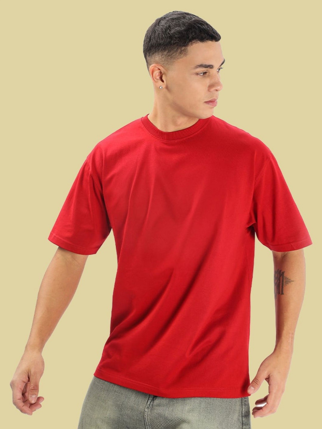 

BDSQUARE Men T-shirt, Red