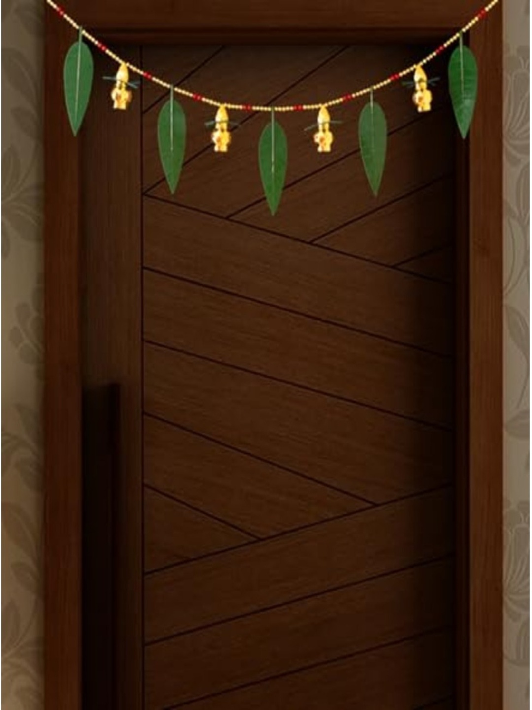 

Special You Green & Yellow Kalash Door Hanging Toran