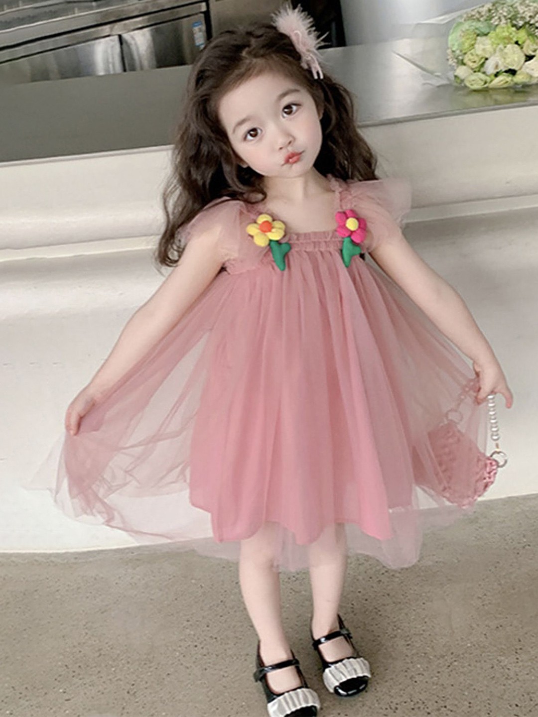

LULU & SKY A-Line Dress, Pink