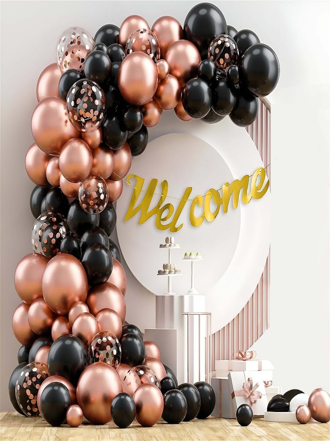 

Special You 38Pcs Black & Pink Welcome Decor