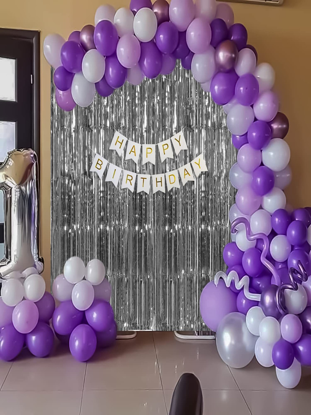 

Special You 70 Pcs Purple Birthday Decoration Items
