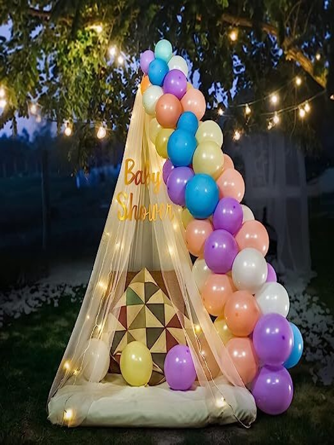 

Special You 50-Pcs Yellow & Lavender Balloons Decoration Items