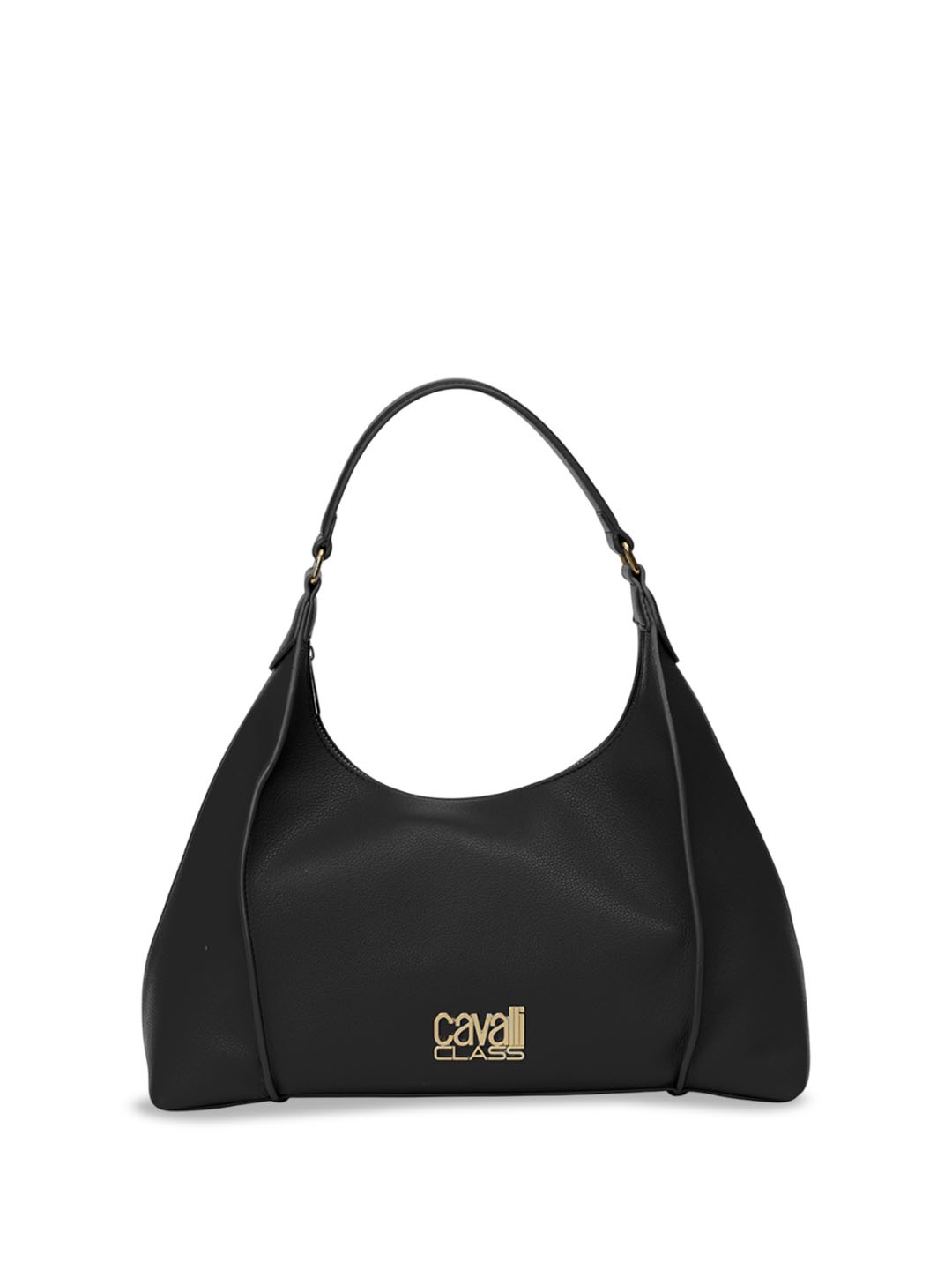 

Cavalli Class Structured Shoulder Bag, Black